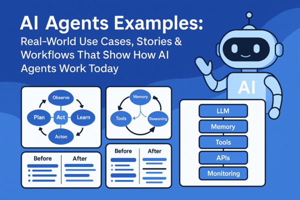 AI Agents Examples: Real-World Use Cases, Stories & Workflows That Show How AI Agents Work Today
